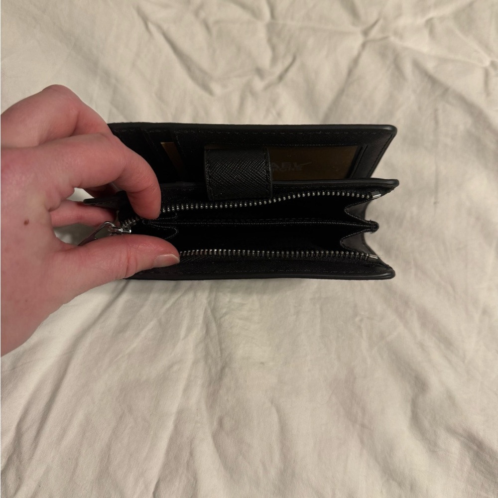 Michael Kors Black Leather Wallet - Picture 3 of 3
